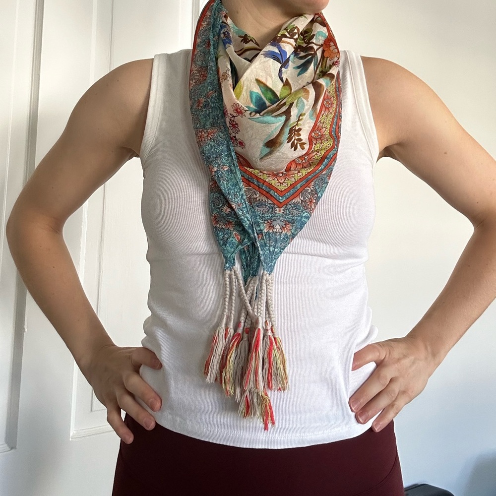 Johnny Was Silk Scarf